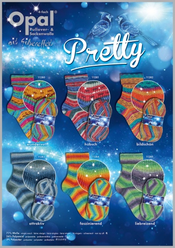 Artikelbild 2 des Artikels “Glitzerduo - OPAL 4-fach 100g Pretty ... mit Silbereffekt “