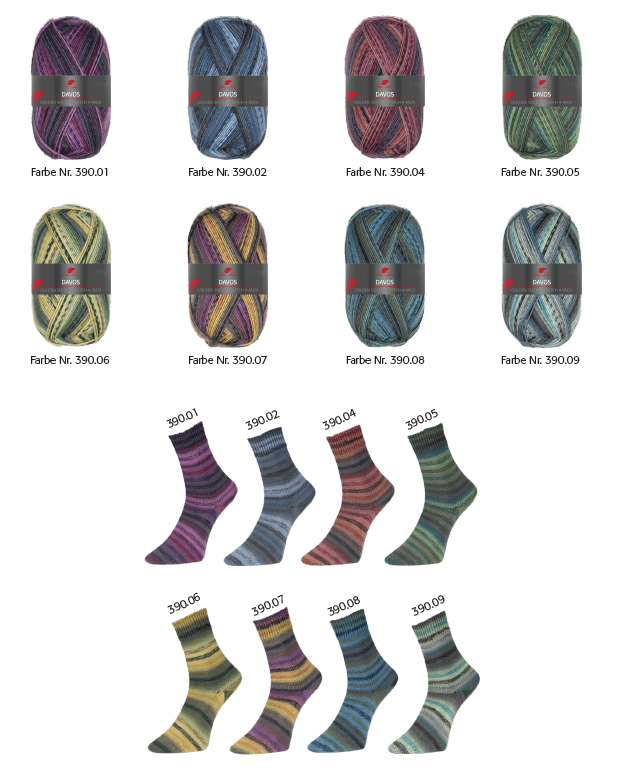 Artikelbild 2 des Artikels “Pro Lana Golden Socks Stretch Davos “