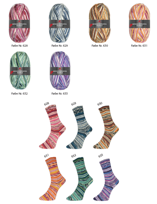 Artikelbild 2 des Artikels “Pro Lana Golden Socks 4-fach MERINO Wutach “