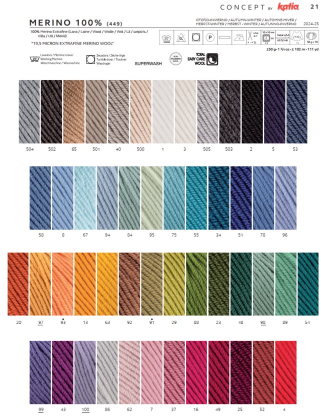 Artikelbild 2 des Artikels “Katia Concept Merino 100% “
