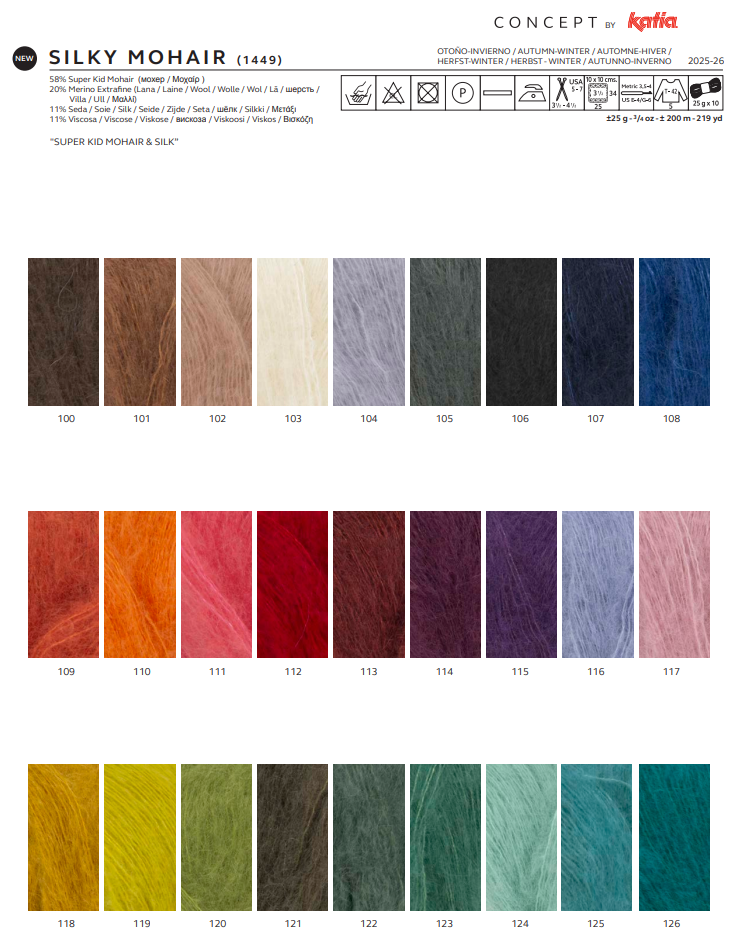Artikelbild 2 des Artikels “Katia Concept Silky Mohair “