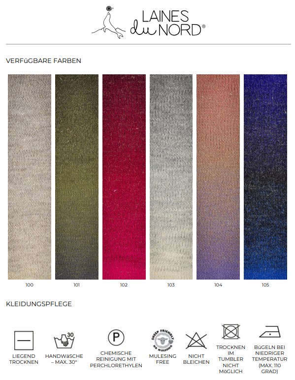 Artikelbild 2 des Artikels “Laines du nord Poema Glitter “