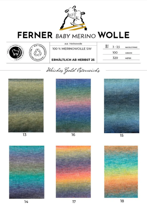 Artikelbild 2 des Artikels “Ferner Baby Merino 100g “