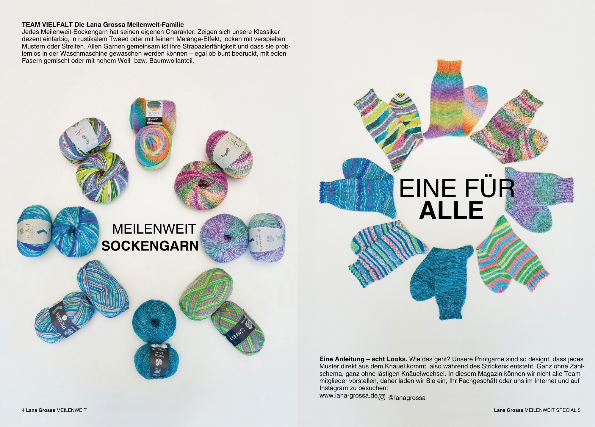 Artikelbild 3 des Artikels “Lana Grossa Meilenweit Booklet 8 - Best of “