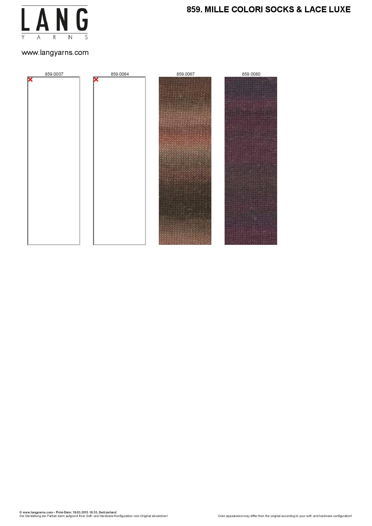 Artikelbild 3 des Artikels “Lang Yarns MILLE COLORI SOCKS AND LACE LUXE “