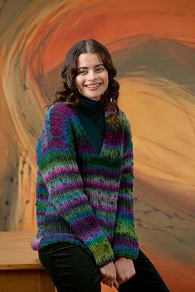 Artikelbild 3 des Artikels “Lang Yarns Punto 62 Cloud Tweed “