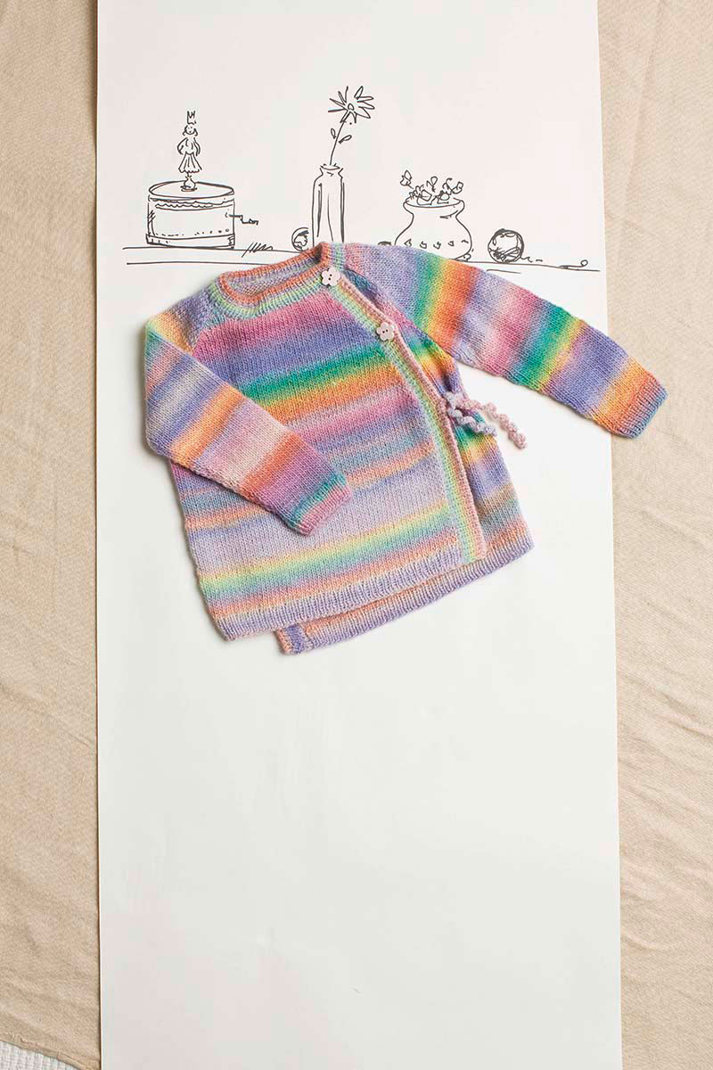 Artikelbild 3 des Artikels “Wickeljacke  aus Mille Colori Baby “