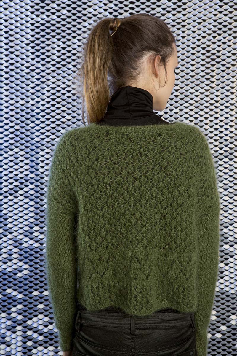 Artikelbild 3 des Artikels “Pullover mit Ajourmuster aus Mohair Luxe “