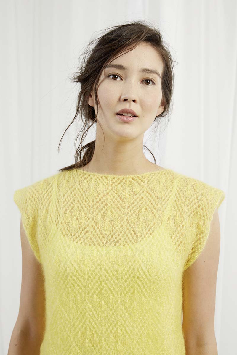 Artikelbild 3 des Artikels “Ärmelloser Pullover aus Mohair Luxe “