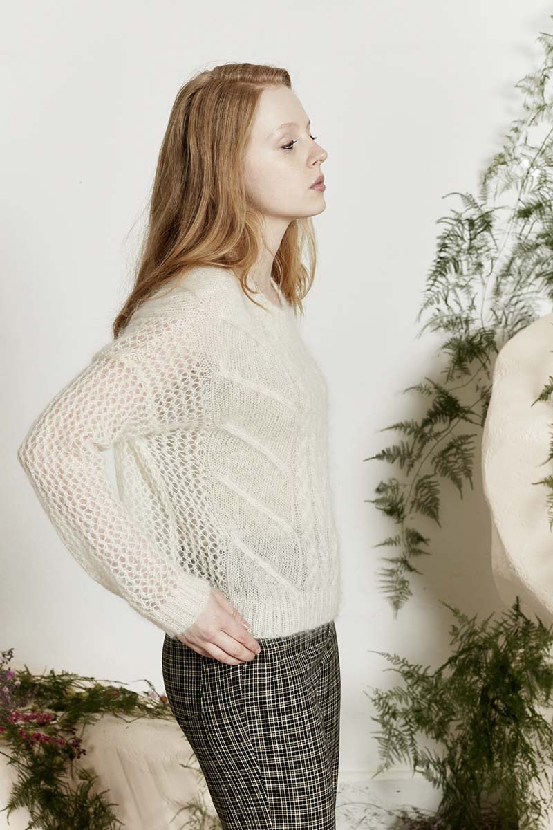 Artikelbild 3 des Artikels “Pullover im Mustermix aus Mohair Luxe 698.0159 - Kürbis | L-XL (200g)“