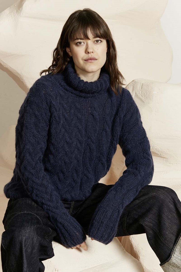Artikelbild 3 des Artikels “Pullover mit Rollkragen aus Malou Light “