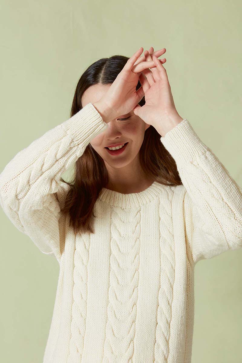 Artikelbild 3 des Artikels “Pullover  aus Merino+ 152.0034 - Rauchblau | M (900g)“