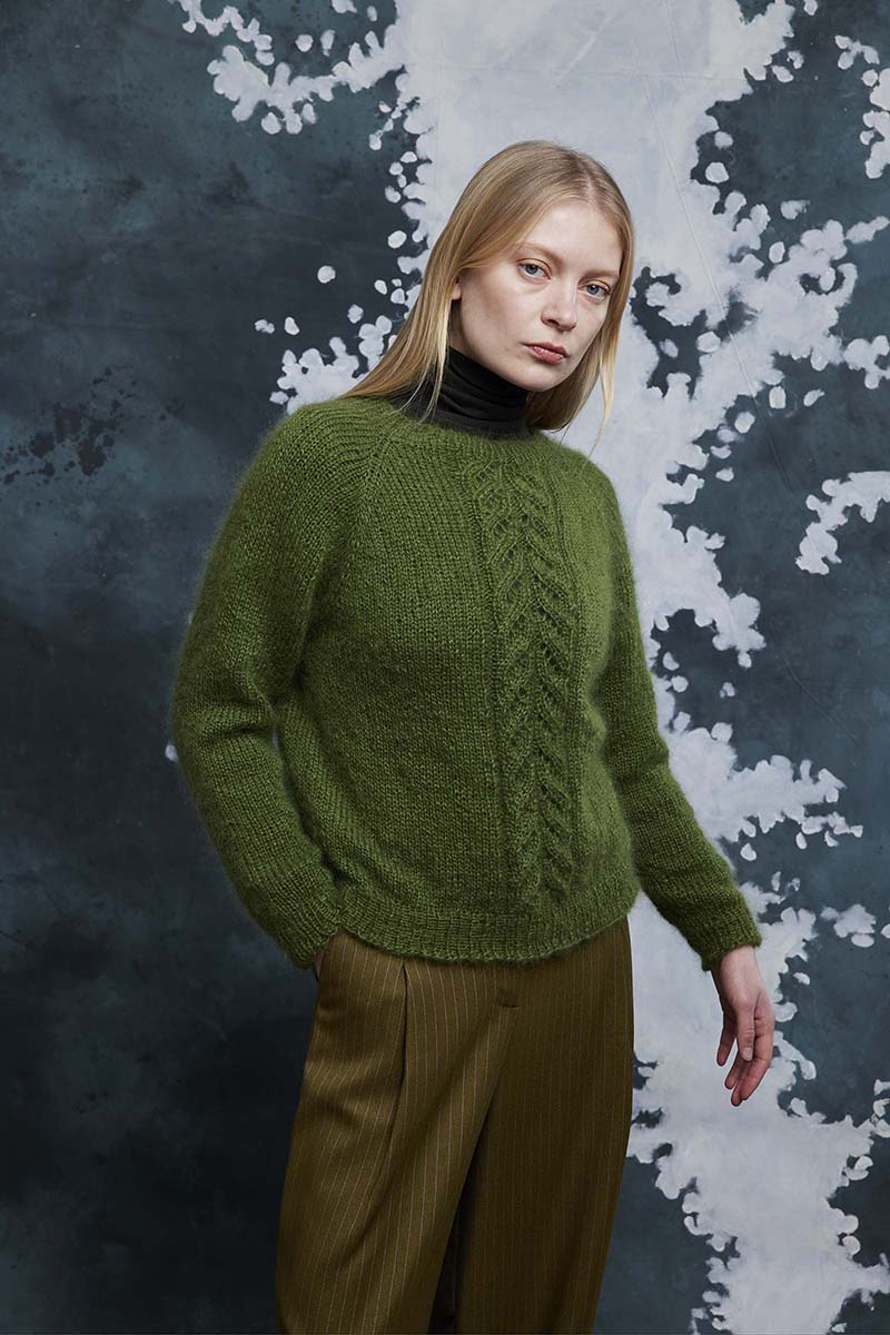 Artikelbild 3 des Artikels “Pullover Top Down Temperance aus Mohair Luxe “