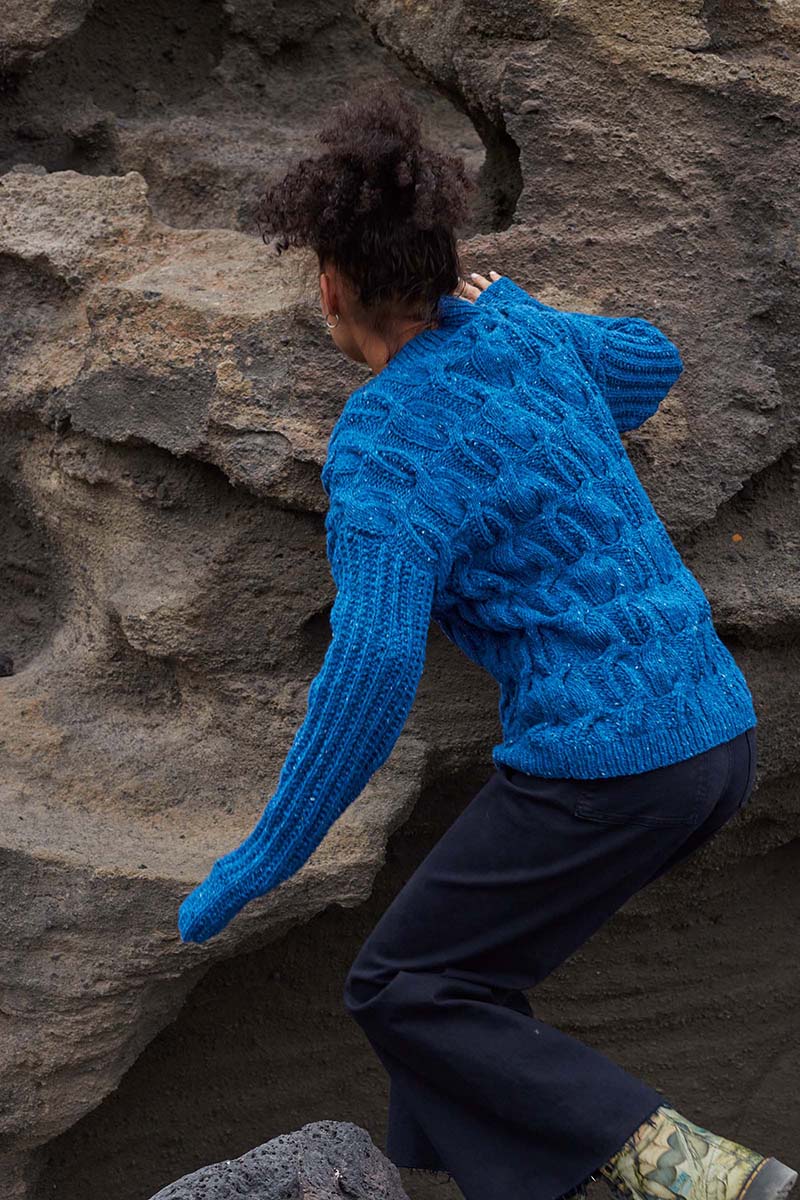 Artikelbild 3 des Artikels “Pullover Rahel aus Donegal Tweed “