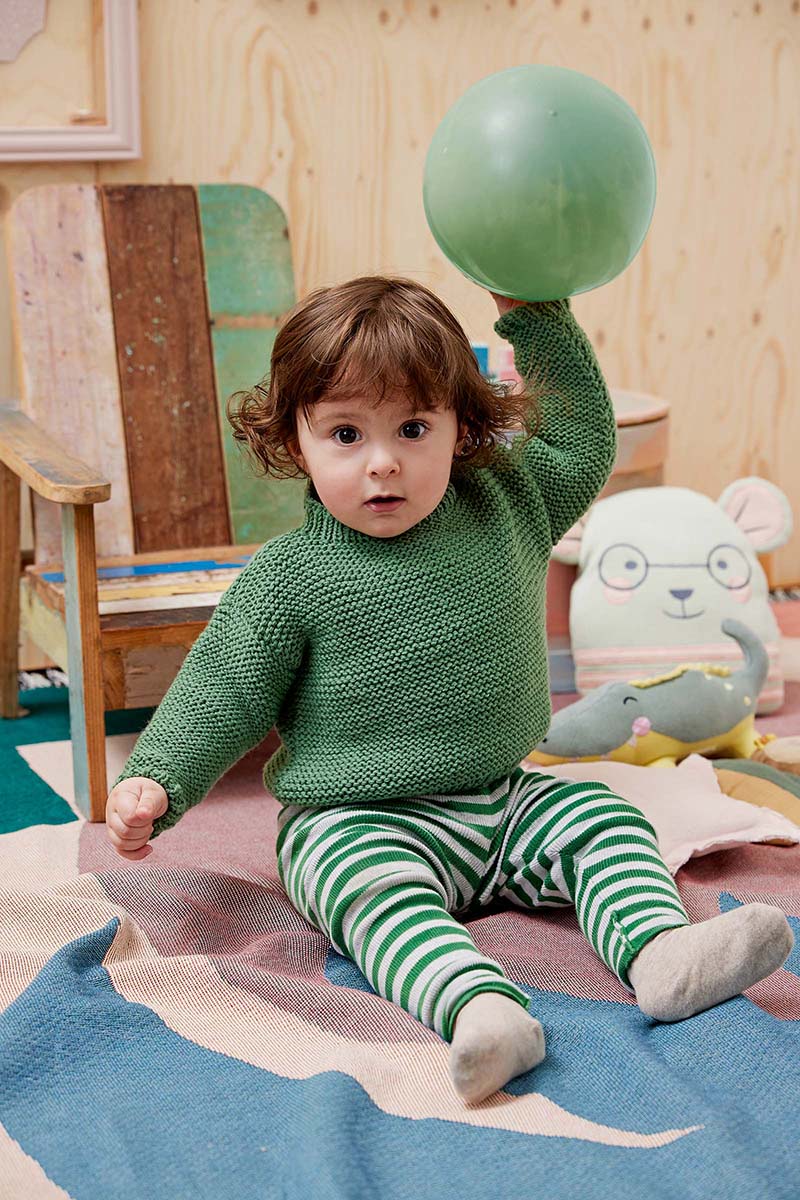 Artikelbild 3 des Artikels “Pullover Odin aus Merino 200 Bebé 71.0472 - mint dunkel | 56-62 (150g)“