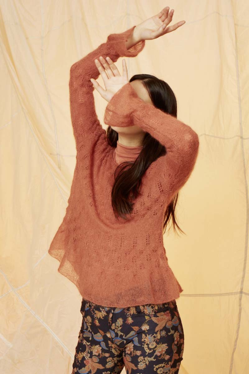 Artikelbild 3 des Artikels “Pullover mit Volants und Lochmuster aus Lace “