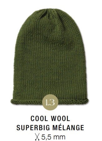 Artikelbild 3 des Artikels “Mütze Glatt Rechts aus Cool Wool Superbig Mélange “