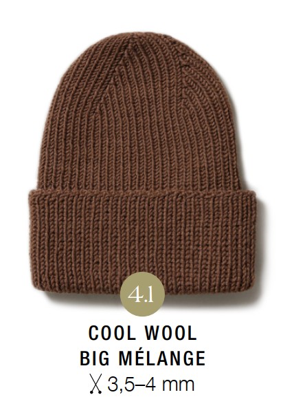 Artikelbild 3 des Artikels “Mütze Mit Umschlag aus Cool Wool Big Mélange (We Care) “