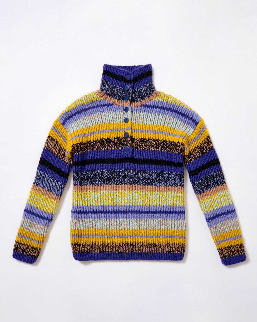 Artikelbild 3 des Artikels “Rippenpullover Mit Knopfleiste aus Brigitte No. 2 “