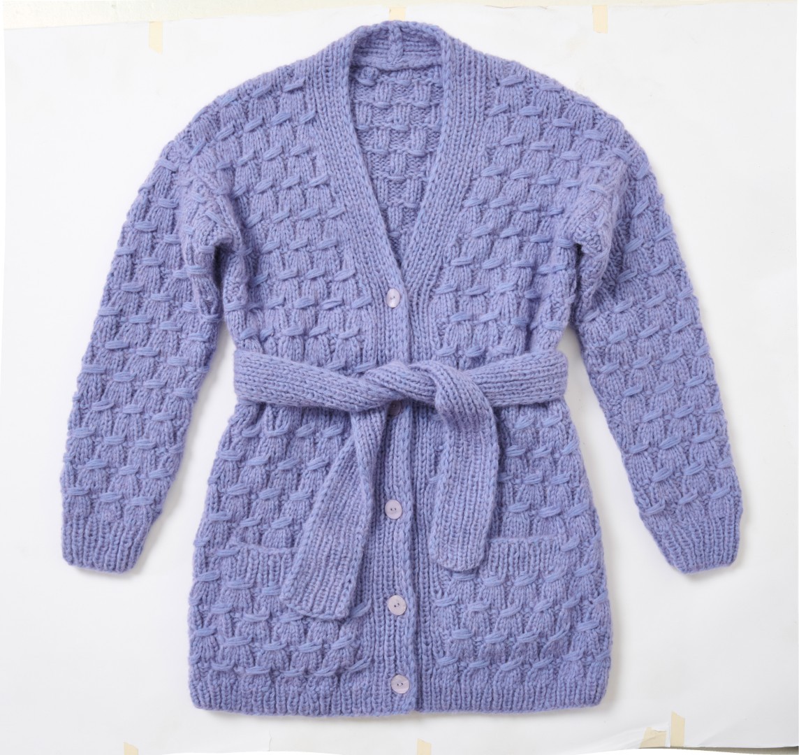 Artikelbild 3 des Artikels “Jacke Im Quastenmuster aus Brigitte No. 2 27 - Helles Seegrün | M, L, XL (1000g)“