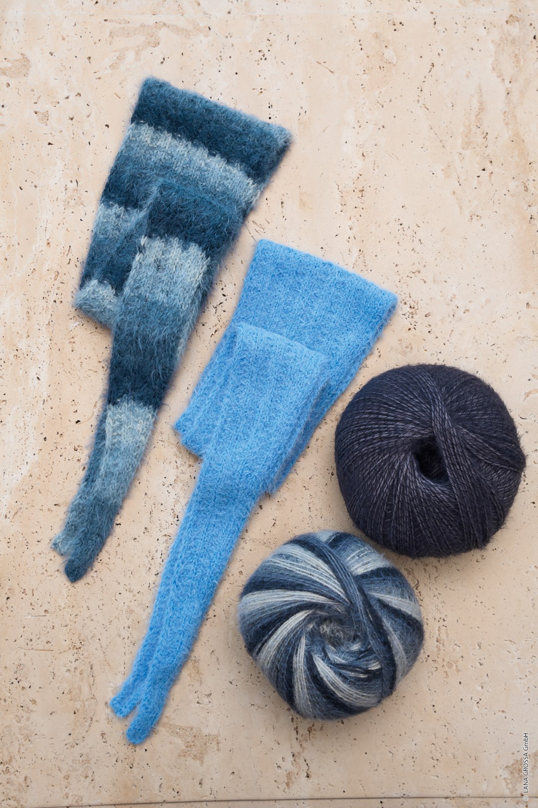 Artikelbild 3 des Artikels “Minischal aus Cosy Socks Soft Stripes “