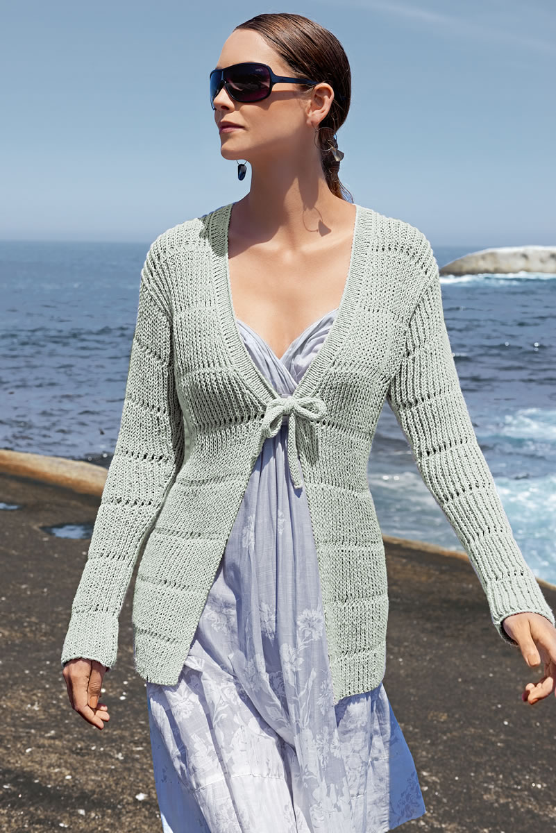 Artikelbild 3 des Artikels “Cardigan mit Lochmuster aus Elastico “
