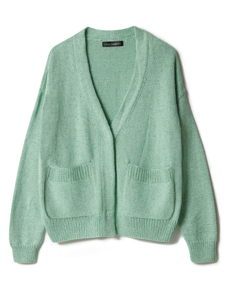 Artikelbild 3 des Artikels “Klassische Jacke aus Linarte 76 - Graublau | 36/38 (600g)“
