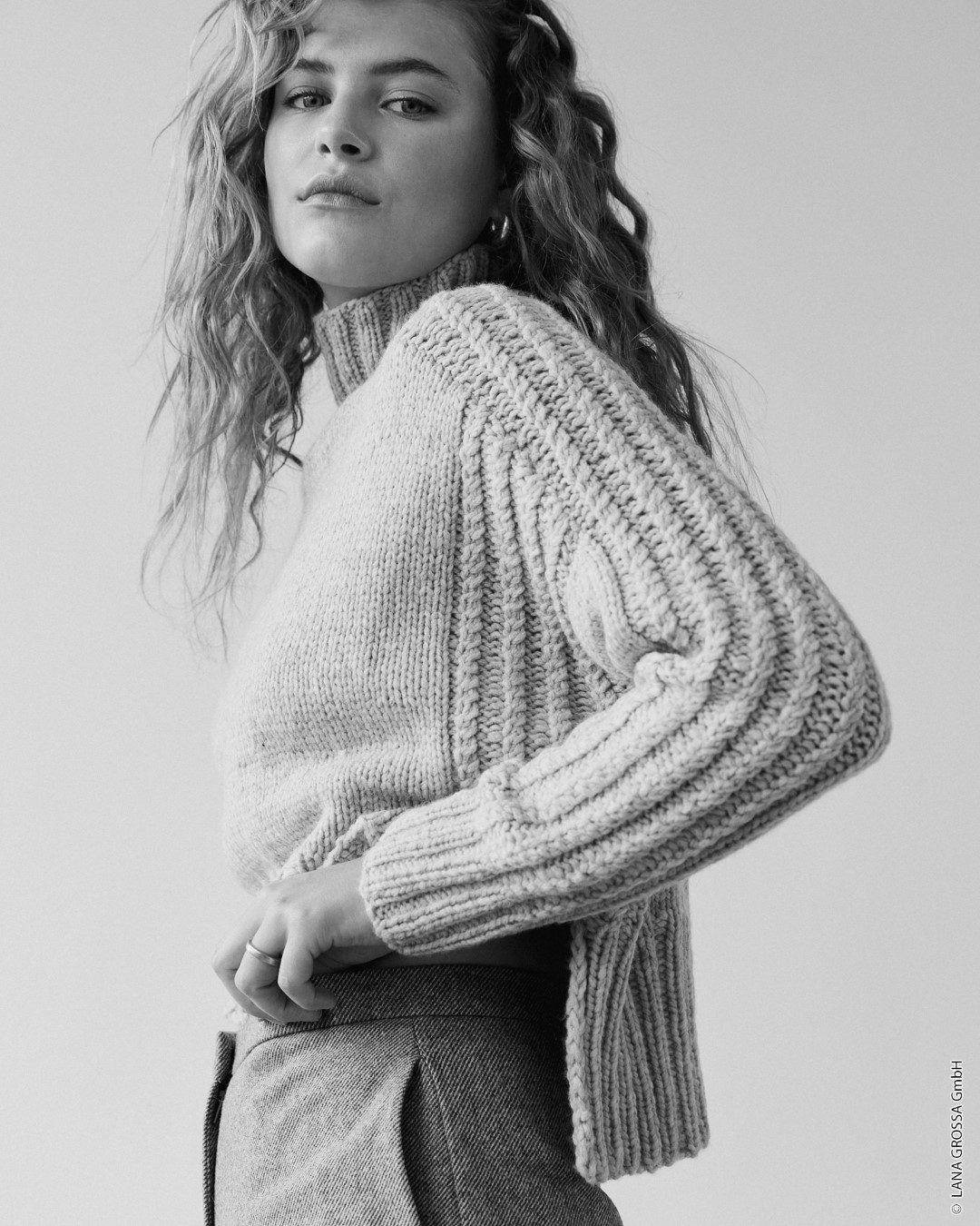 Artikelbild 3 des Artikels “Pullover Mit Zopfmuster aus Alta Moda Cashmere 16 “