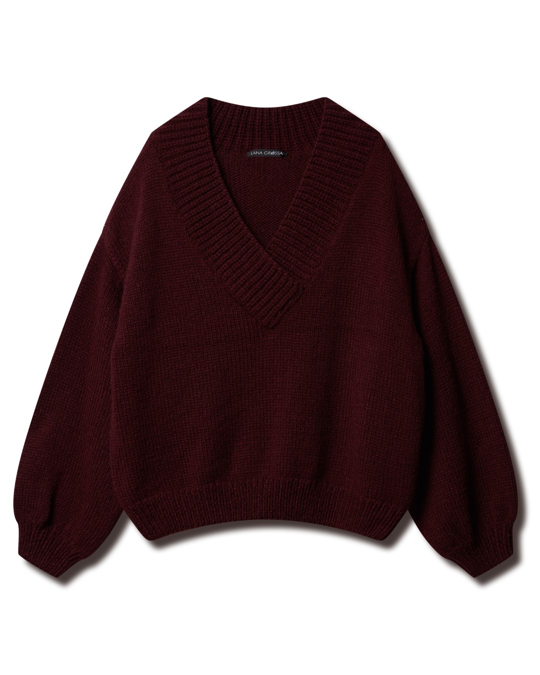 Artikelbild 3 des Artikels “Pullover Mit Breitem Kragen aus Cool Merino 12 - Dunkelgrau | 44 (550g)“