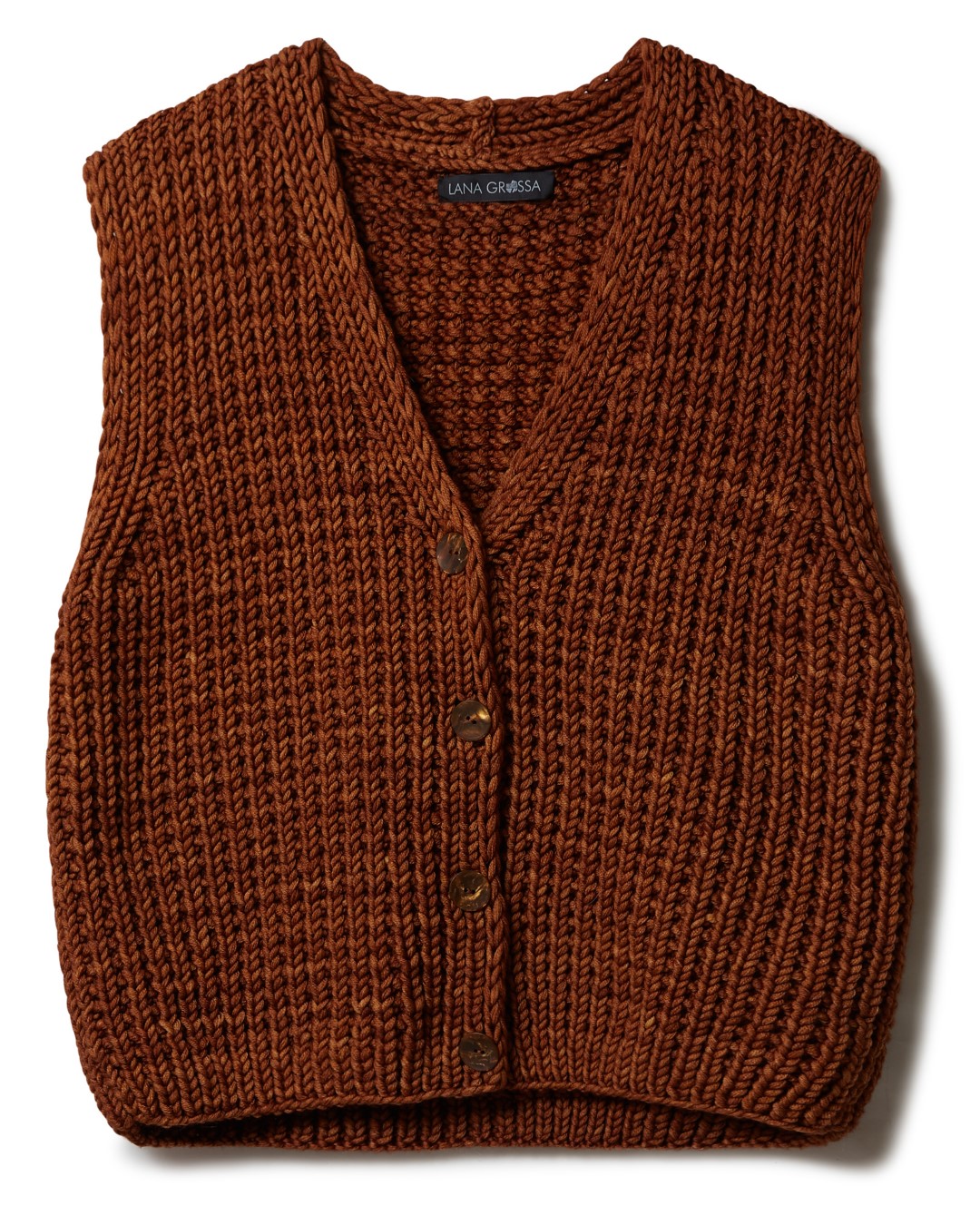Artikelbild 3 des Artikels “Weste Mit Strukturmuster aus Vintage Superchunky “