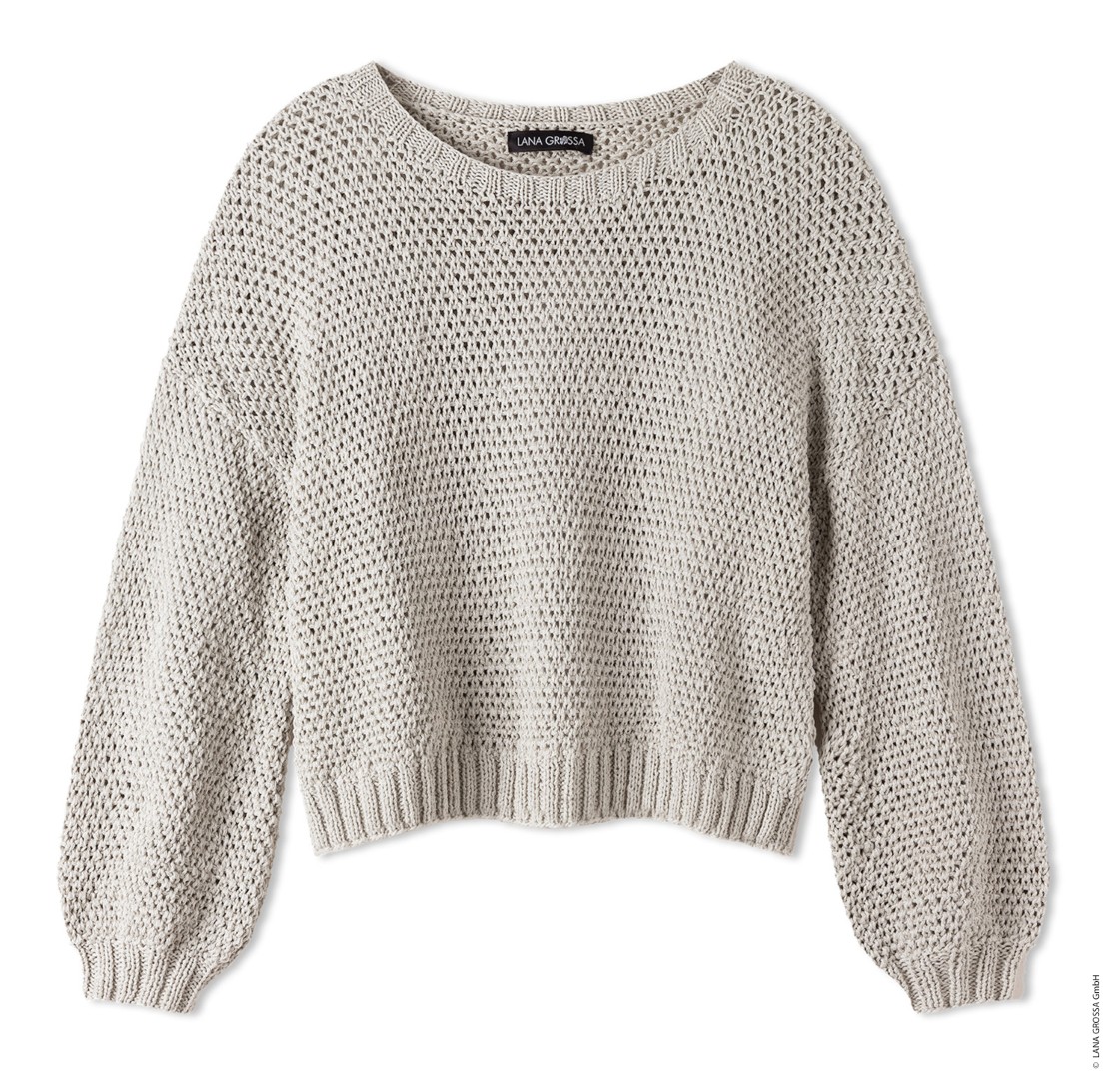 Artikelbild 3 des Artikels “Pullover Im Strukturmuster aus Cotton Silk “
