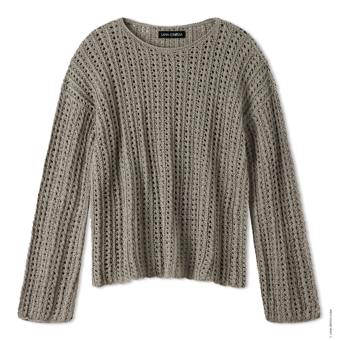 Artikelbild 3 des Artikels “Pullover Mit Lochmuster aus Summer Cashmere 11 - Blau | 36/38 (350g)“