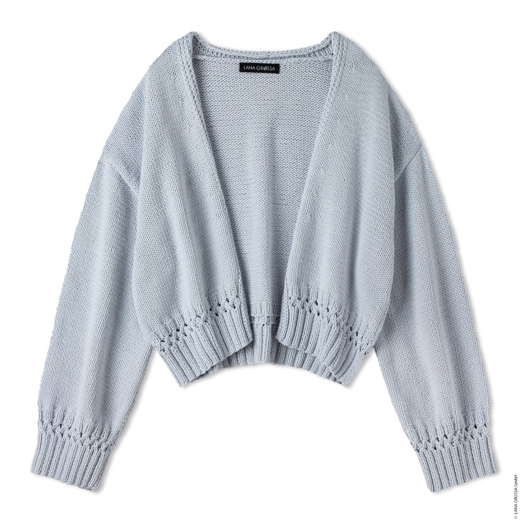 Artikelbild 3 des Artikels “Cardigan Mit Zopfmuster-Details aus Promessa “