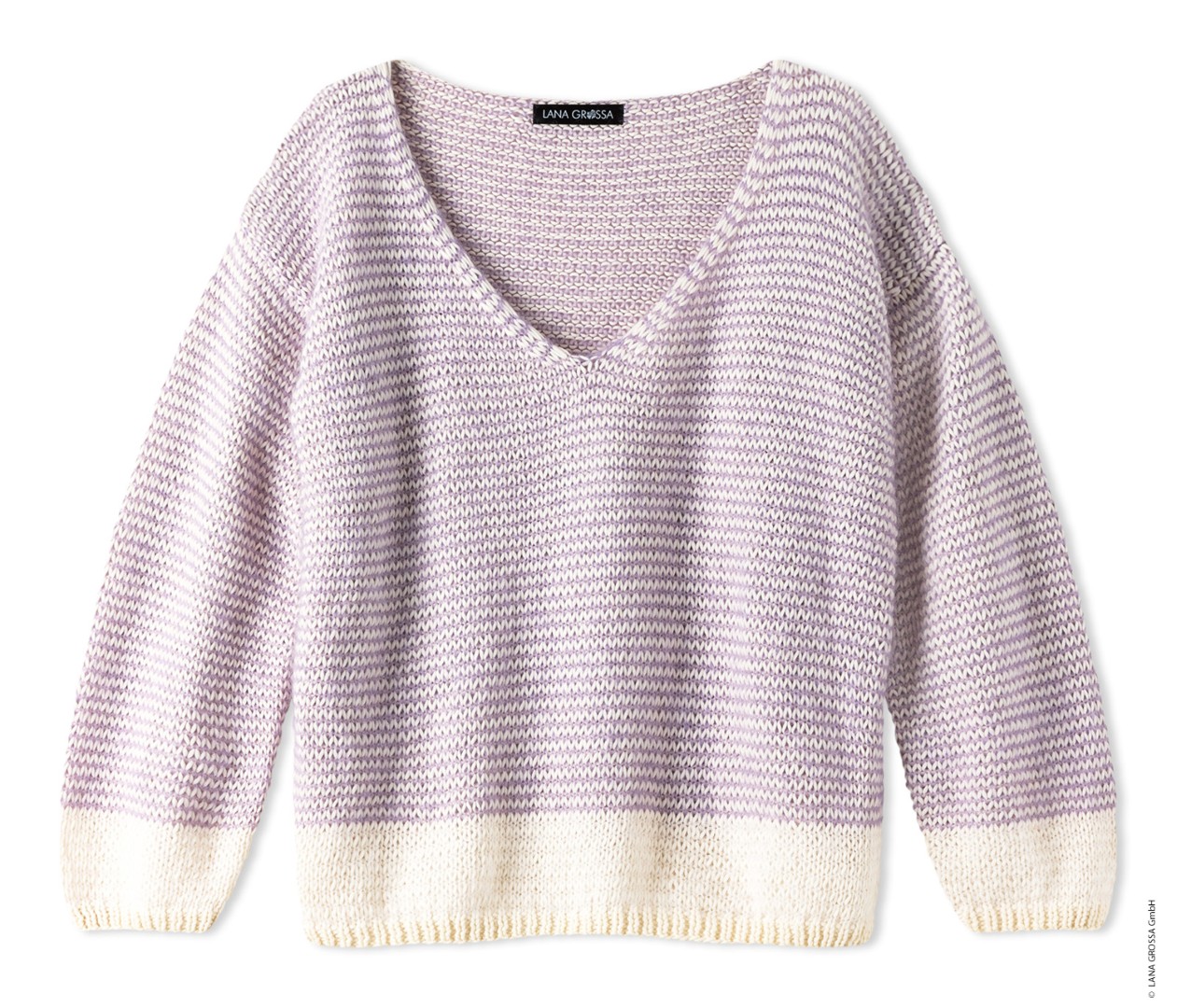 Artikelbild 3 des Artikels “Zweifarbiger Pullover aus Promessa & Silkhair “