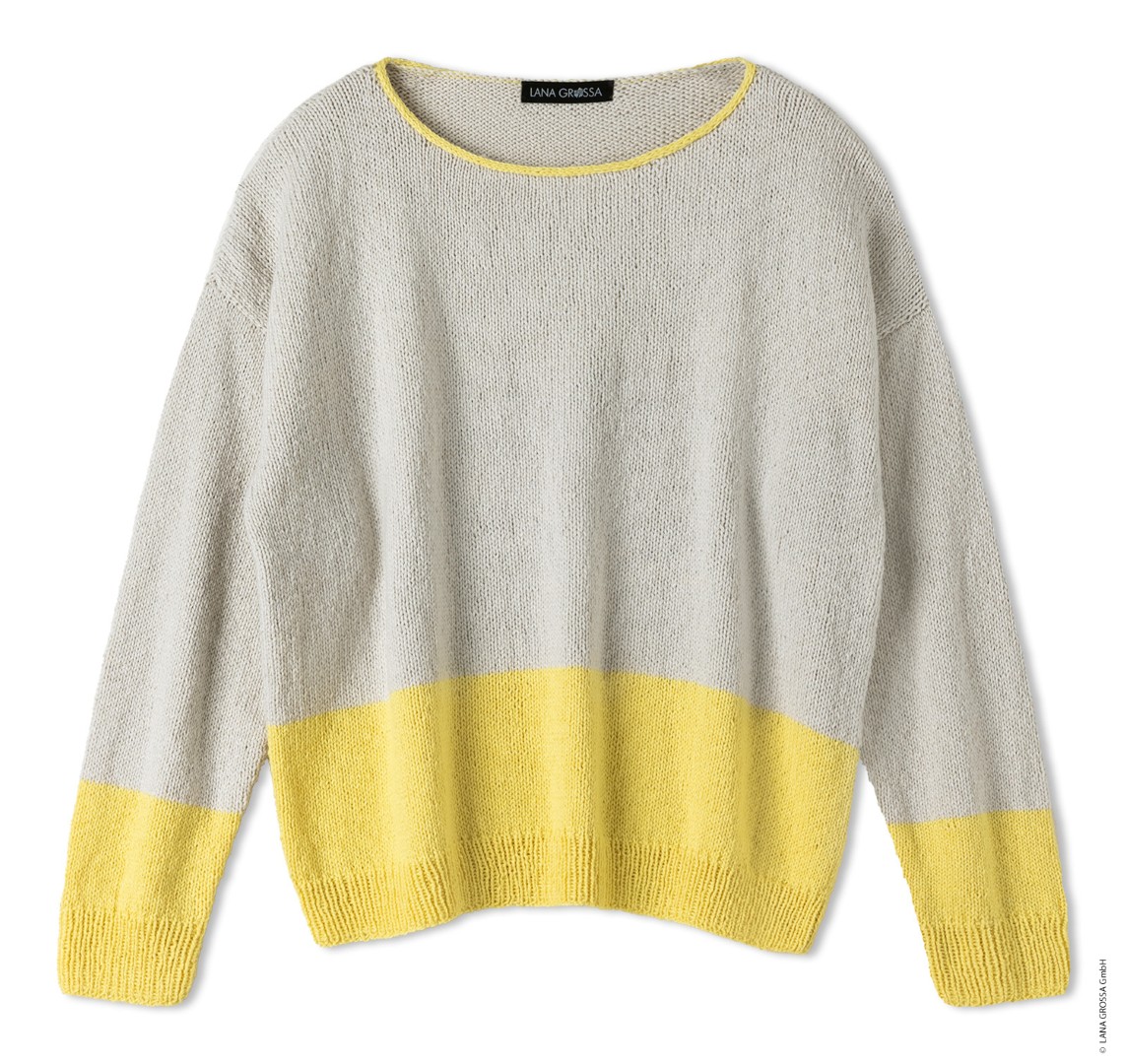 Artikelbild 3 des Artikels “Zweifarbiger Pullover aus Alta Moda Cotolana “