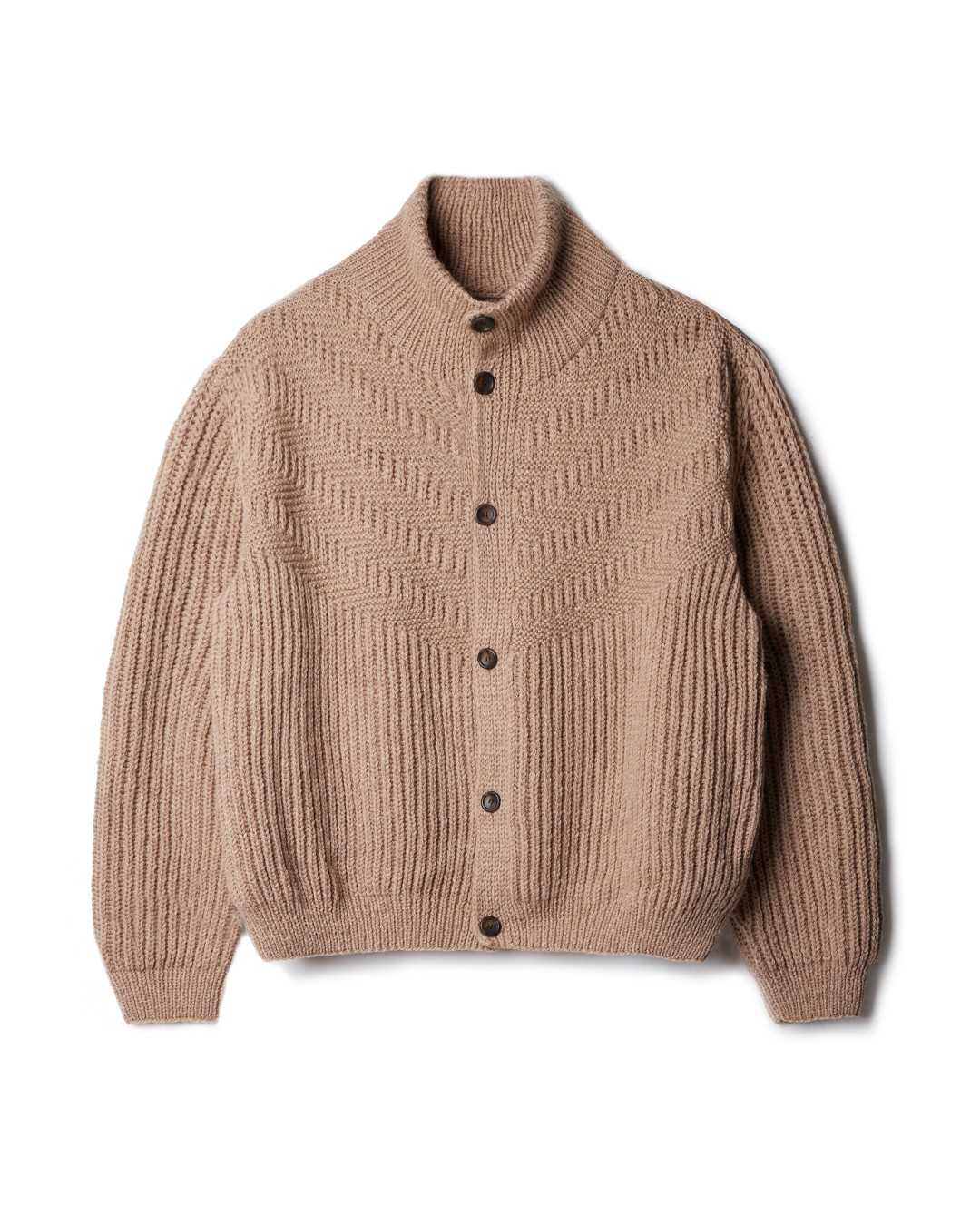 Artikelbild 3 des Artikels “Jacke Mit Mustermix aus Cool Merino Big 234 - Senfgelb | 48 (850g)“