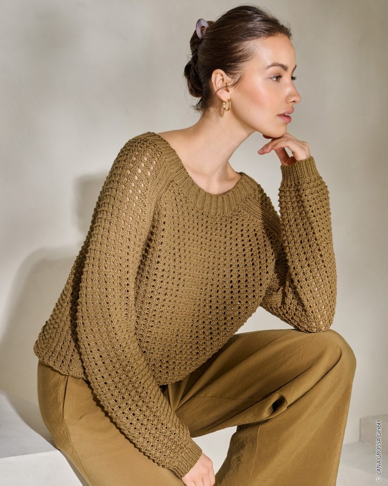Artikelbild 3 des Artikels “Pullover Im Lochmuster aus Tessera “