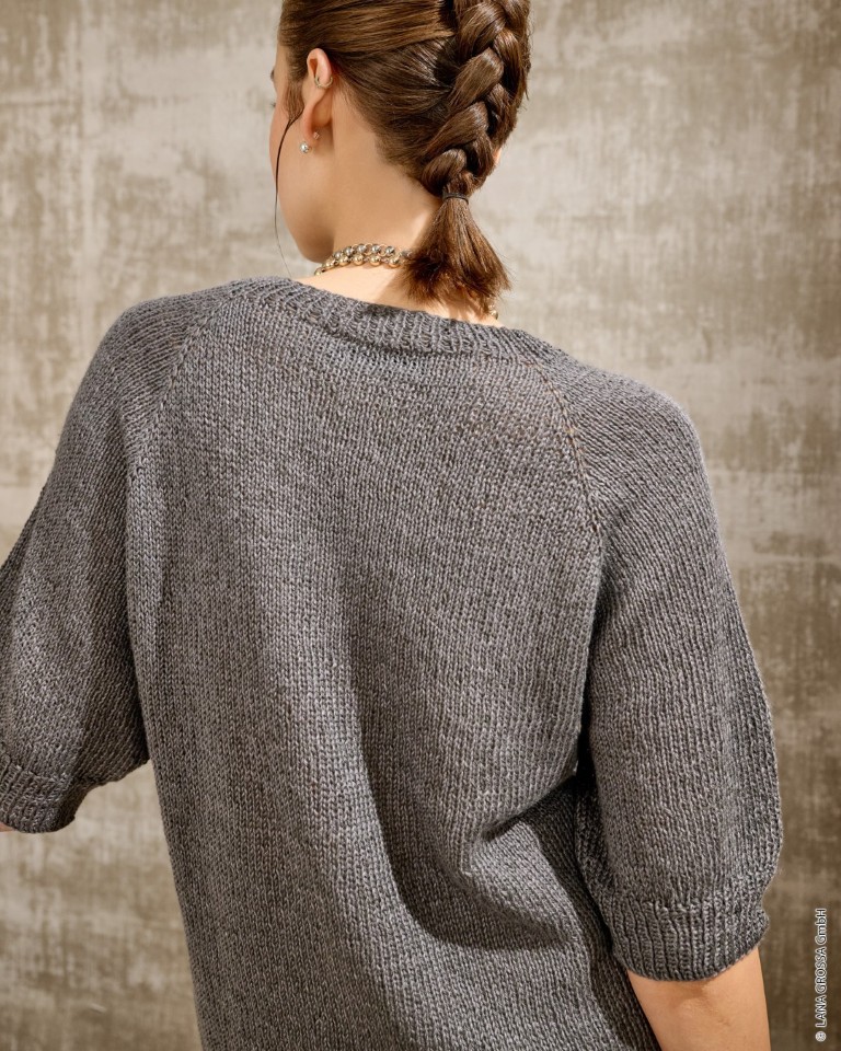 Artikelbild 3 des Artikels “Raglanpullover aus Tencellino 01 - Weiß | 40/42 (400g)“