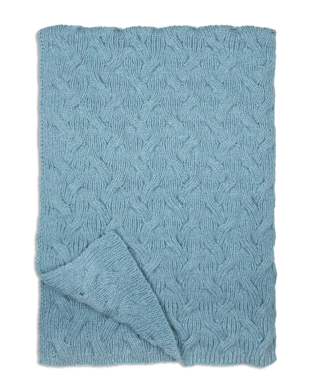 Artikelbild 3 des Artikels “Decke Im Versetzten Rippenzopfmuster aus Alta Moda Alpaca “