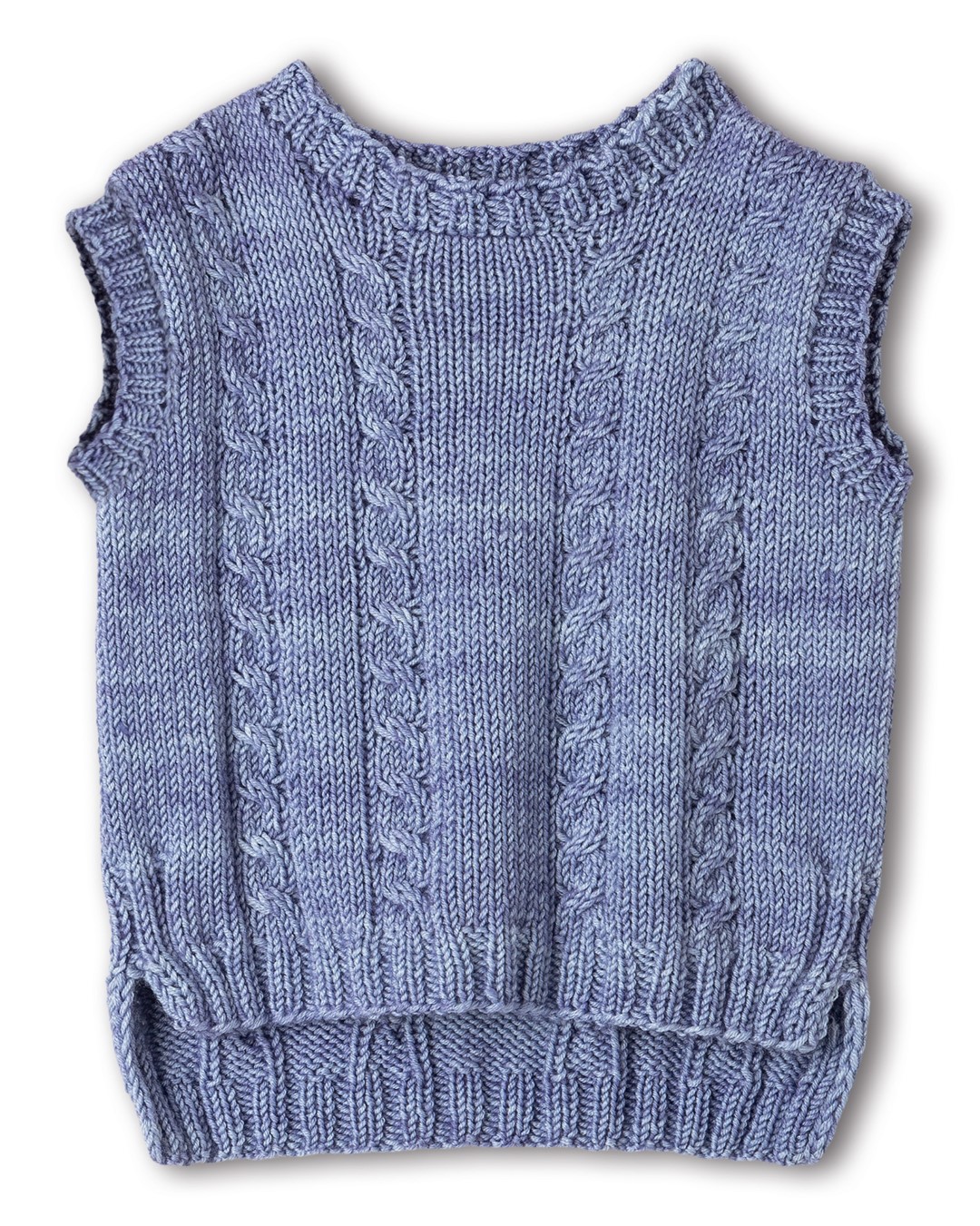 Artikelbild 3 des Artikels “Pullunder Mit Zopfmuster aus Cool Wool Vintage “