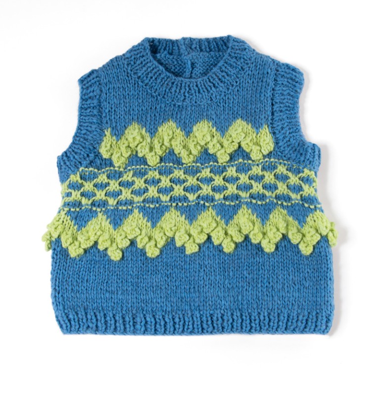 Artikelbild 3 des Artikels “Pullunder Mit Gittermuster aus Summer Softness “