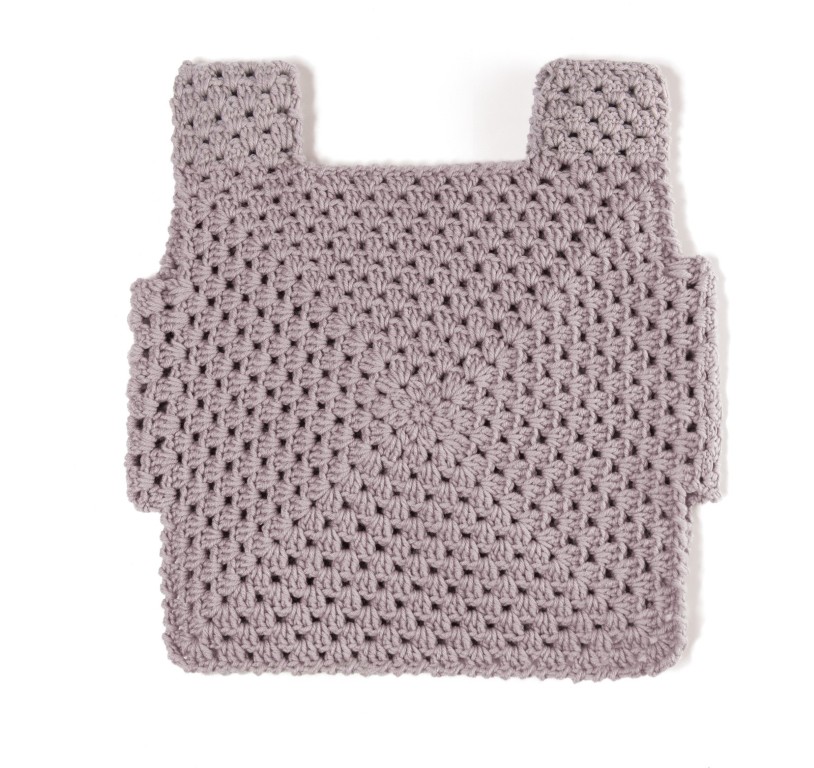 Artikelbild 3 des Artikels “Pullunder Im Grannymuster aus Cool Wool Big 1000 - Burgund | 98/104 (200g)“