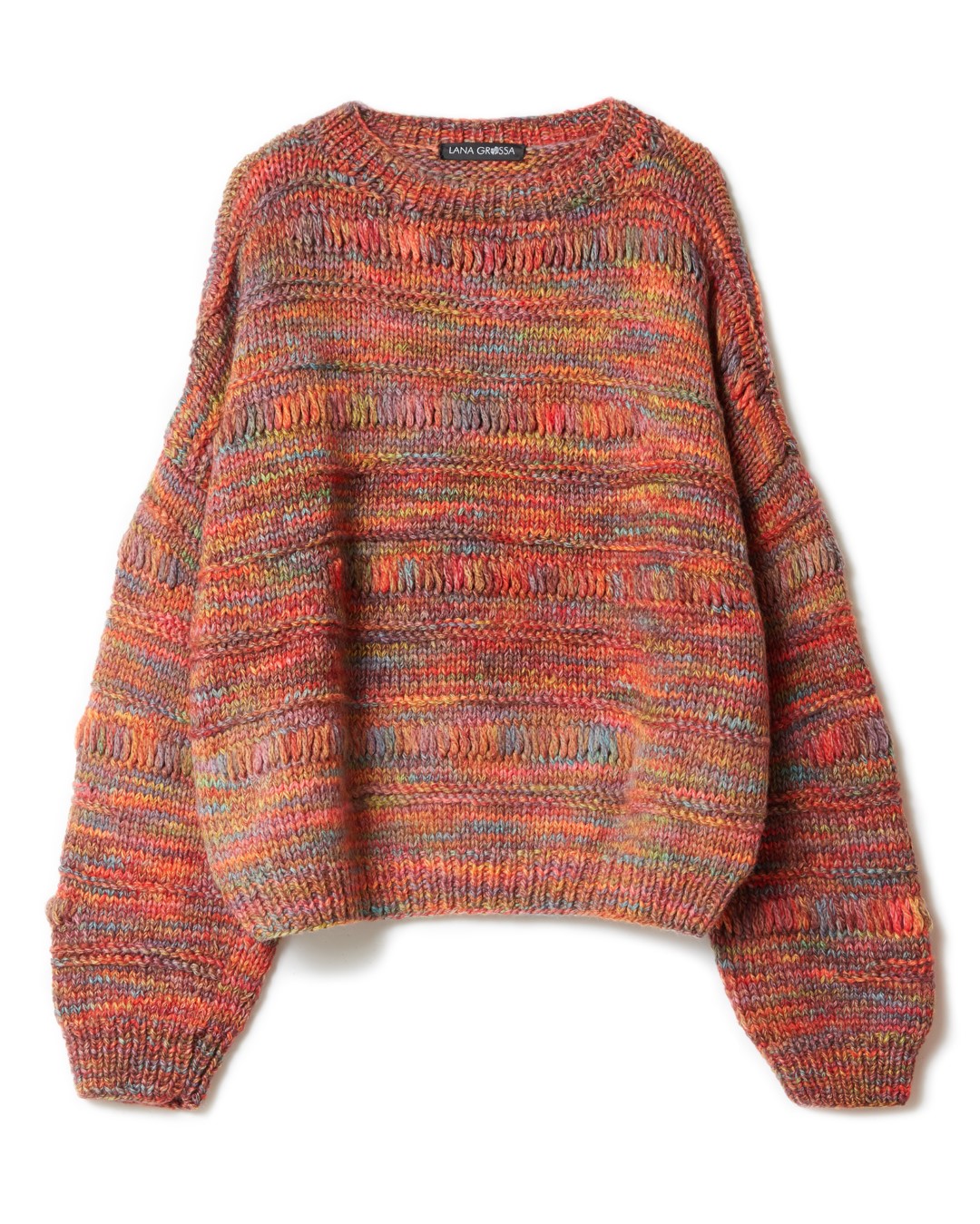 Artikelbild 3 des Artikels “Pullover Mit Fallmaschenmuster aus Cool Merino Big (Color) “