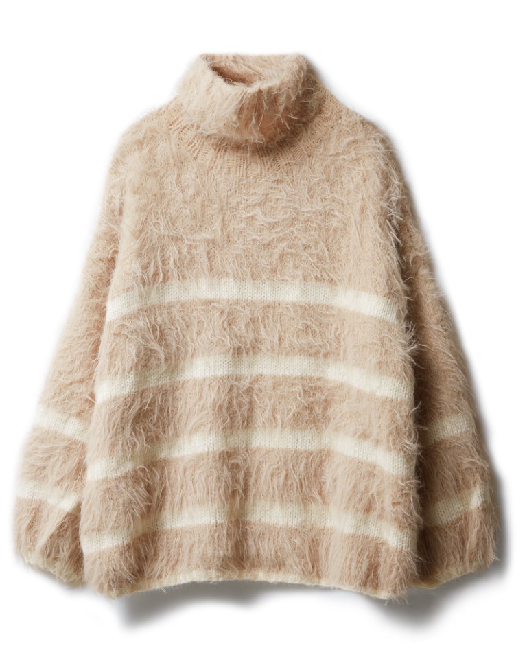 Artikelbild 3 des Artikels “Streifenpullover Glatt Rechts aus Basta - Cool Merino Big “