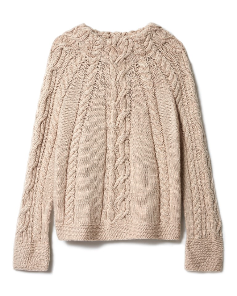 Artikelbild 3 des Artikels “Pullover Mit Zopfmuster Und Rundpasse aus Setosa “
