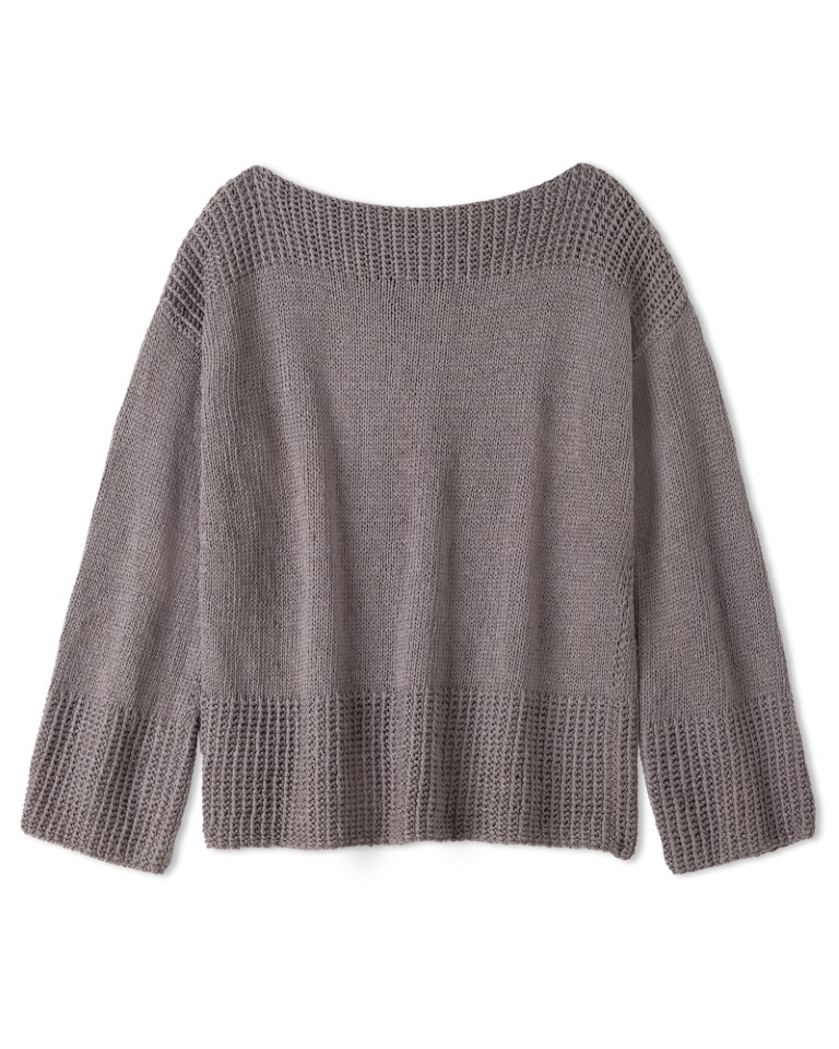 Artikelbild 3 des Artikels “Pullover Mit U-Boot-Auschnitt aus Cotton Silk “