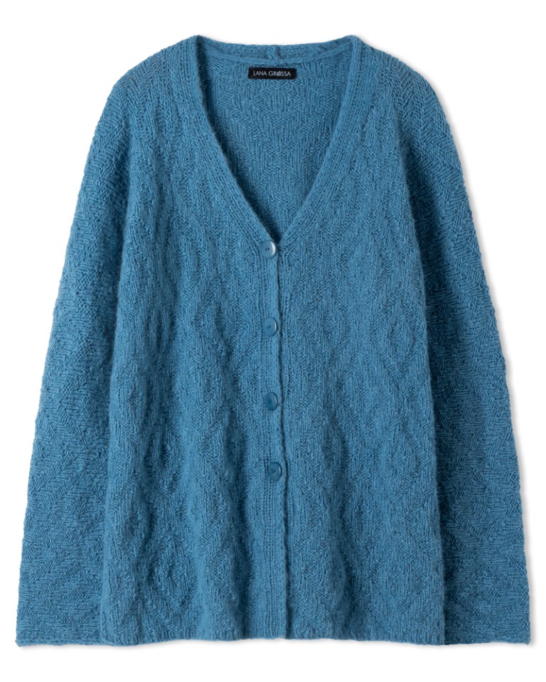 Artikelbild 3 des Artikels “Cardigan Im Rautenmuster aus Nebbia “