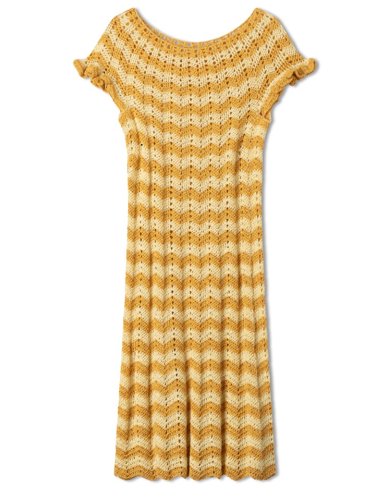 Artikelbild 3 des Artikels “Häkelkleid Im Zackenmuster aus Filo Paillettes “
