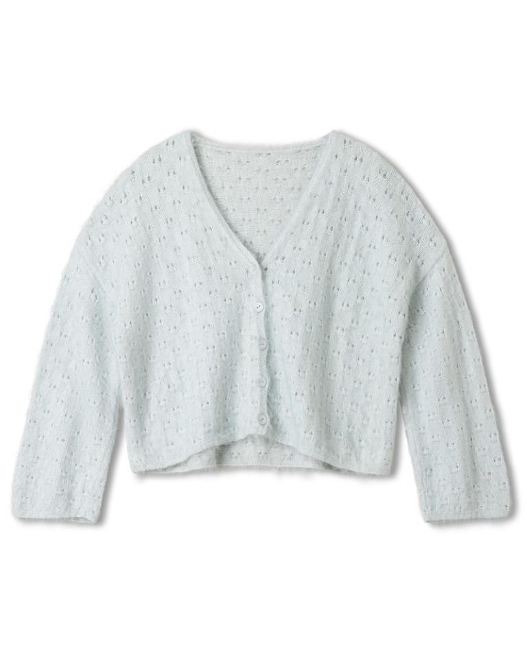 Artikelbild 3 des Artikels “Jacke Im Ajourmuster aus Finito 06 - Lime/Creme | 40/42 (500g)“