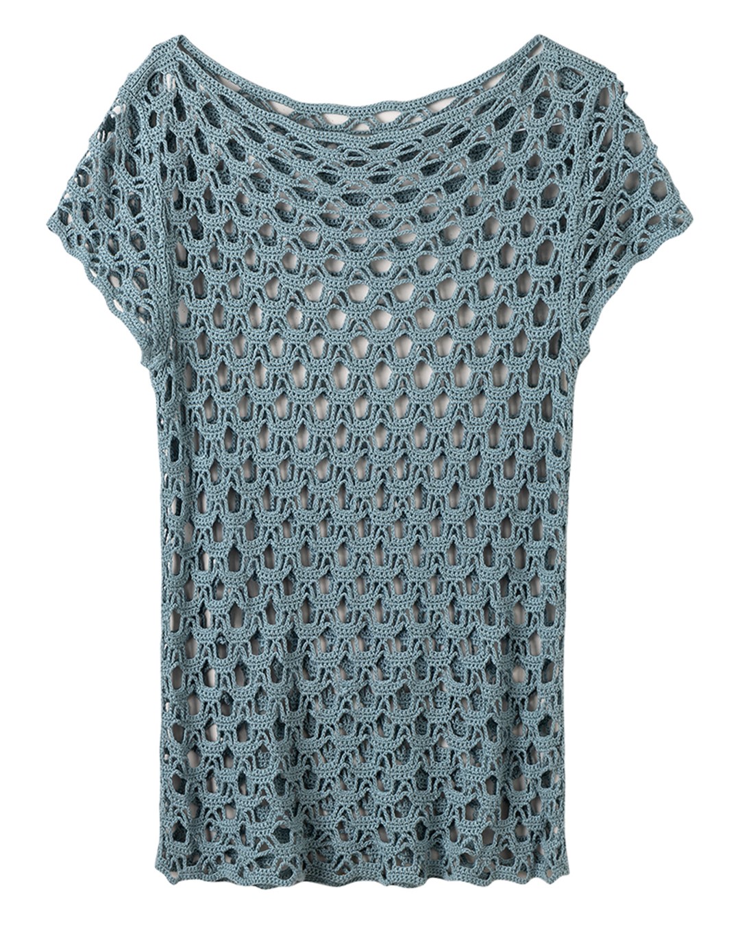 Artikelbild 3 des Artikels “Shirt Im Filigranen Lochmuster aus Solo Lino “